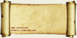 Dina Sorak vizit kartica